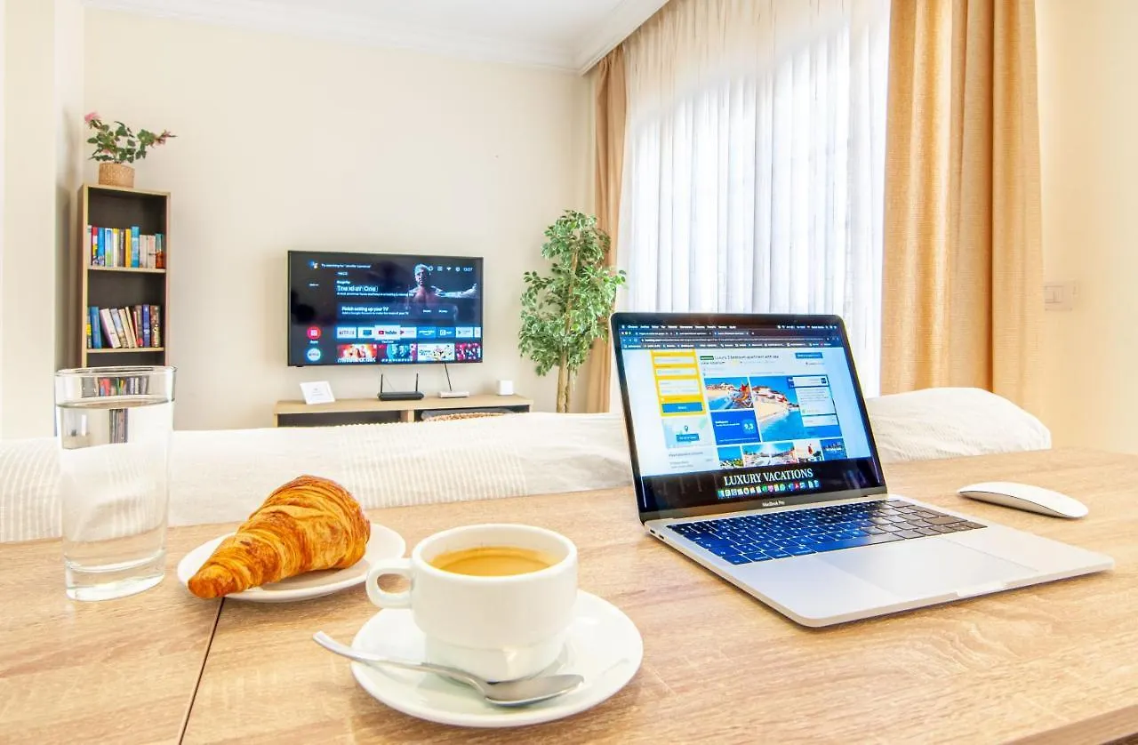 אדחה Luxury 3 Bedroom Apartment With Sea View Solarium
